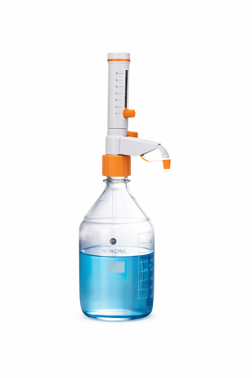 Borosil Research Bottle Top Dispenser 2.5–25 mL | Precision Liquid Handling Dispenser